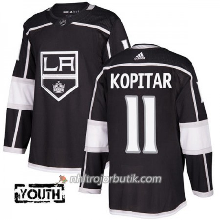 Män Ishockey Los Angeles Kings Tröja Anze Kopitar 11 Adidas 2017-2018 Svart Authentic